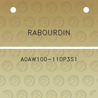 rabourdin-a0aw100-110p3s1