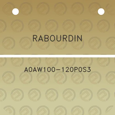 rabourdin-a0aw100-120p0s3