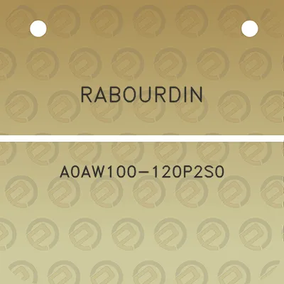 rabourdin-a0aw100-120p2s0