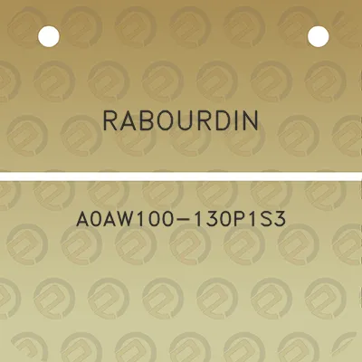 rabourdin-a0aw100-130p1s3