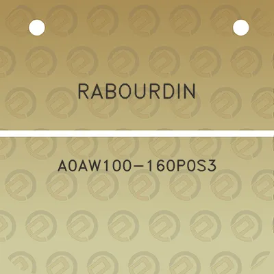 rabourdin-a0aw100-160p0s3