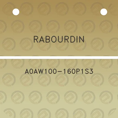 rabourdin-a0aw100-160p1s3