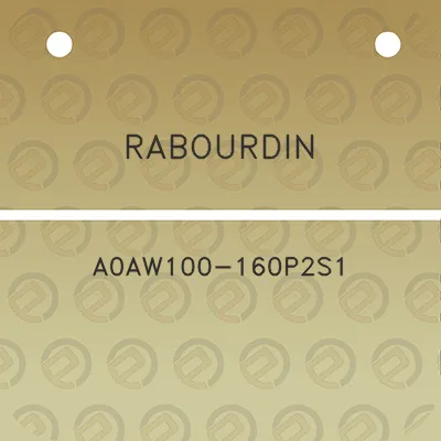 rabourdin-a0aw100-160p2s1