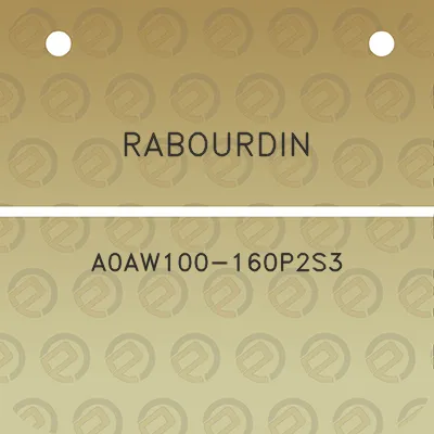 rabourdin-a0aw100-160p2s3