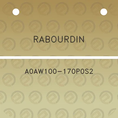 rabourdin-a0aw100-170p0s2