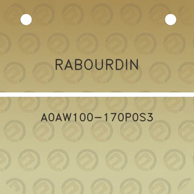 rabourdin-a0aw100-170p0s3