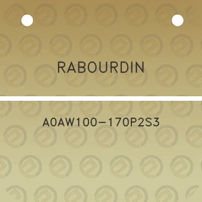 rabourdin-a0aw100-170p2s3