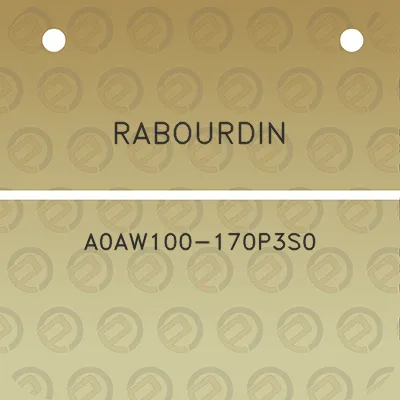 rabourdin-a0aw100-170p3s0