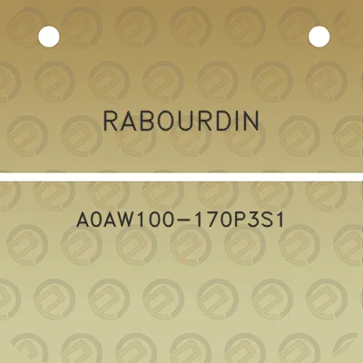 rabourdin-a0aw100-170p3s1