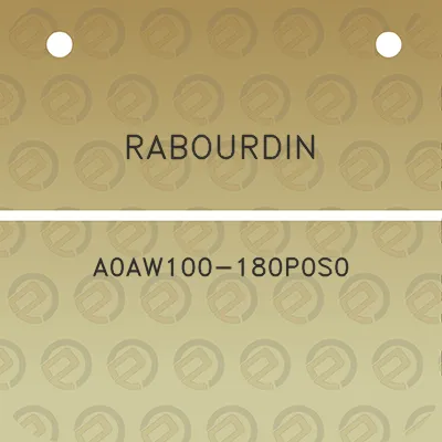 rabourdin-a0aw100-180p0s0