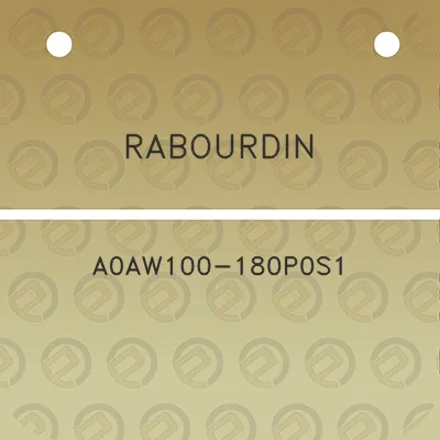 rabourdin-a0aw100-180p0s1