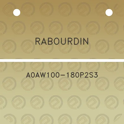 rabourdin-a0aw100-180p2s3