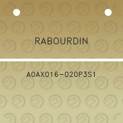 rabourdin-a0ax016-020p3s1