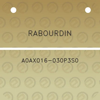 rabourdin-a0ax016-030p3s0