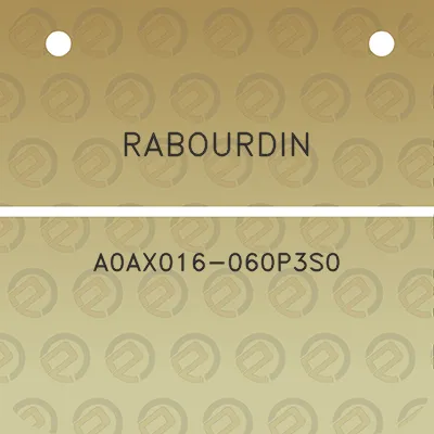 rabourdin-a0ax016-060p3s0