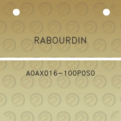 rabourdin-a0ax016-100p0s0