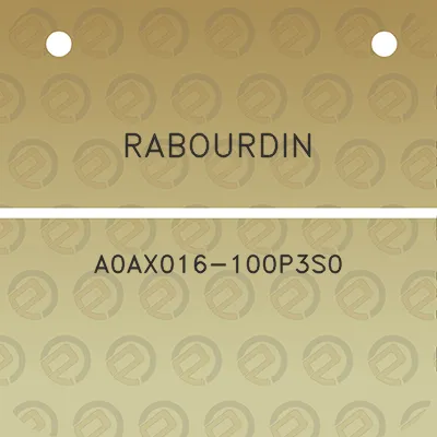 rabourdin-a0ax016-100p3s0