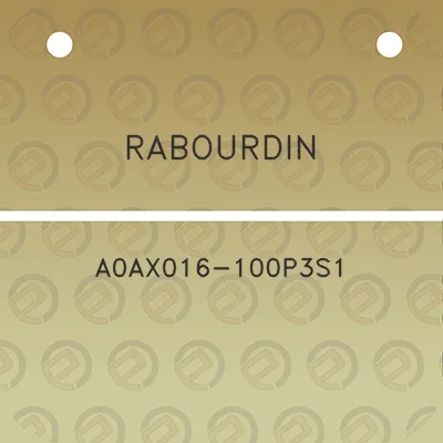 rabourdin-a0ax016-100p3s1