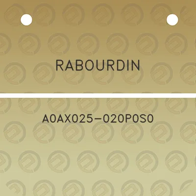 rabourdin-a0ax025-020p0s0