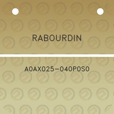 rabourdin-a0ax025-040p0s0