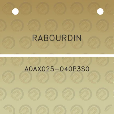 rabourdin-a0ax025-040p3s0