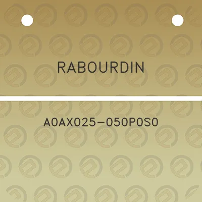 rabourdin-a0ax025-050p0s0