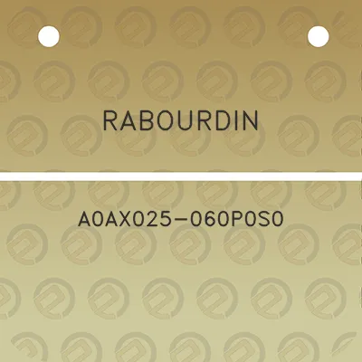 rabourdin-a0ax025-060p0s0