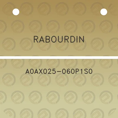 rabourdin-a0ax025-060p1s0