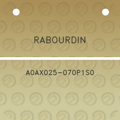 rabourdin-a0ax025-070p1s0