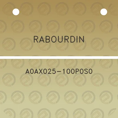 rabourdin-a0ax025-100p0s0