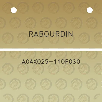 rabourdin-a0ax025-110p0s0