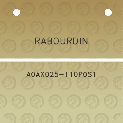 rabourdin-a0ax025-110p0s1