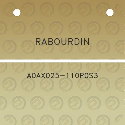 rabourdin-a0ax025-110p0s3