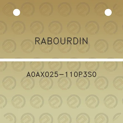 rabourdin-a0ax025-110p3s0