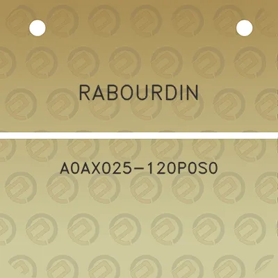 rabourdin-a0ax025-120p0s0