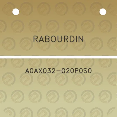 rabourdin-a0ax032-020p0s0