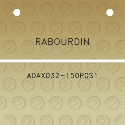 rabourdin-a0ax032-150p0s1