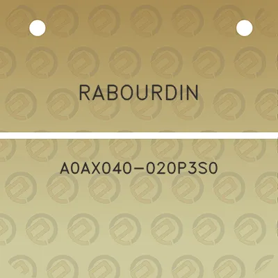 rabourdin-a0ax040-020p3s0