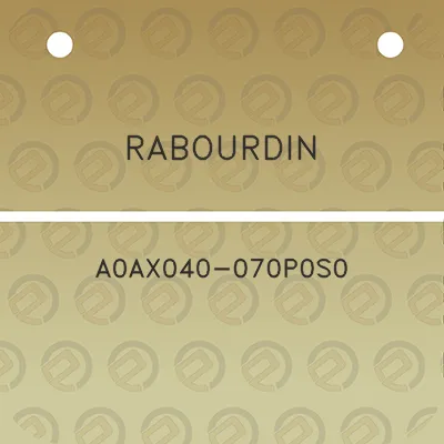 rabourdin-a0ax040-070p0s0