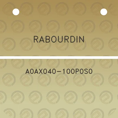 rabourdin-a0ax040-100p0s0