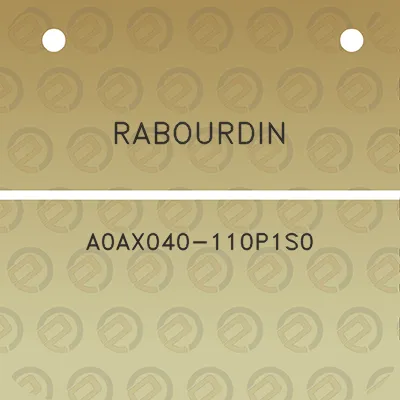 rabourdin-a0ax040-110p1s0