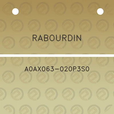 rabourdin-a0ax063-020p3s0