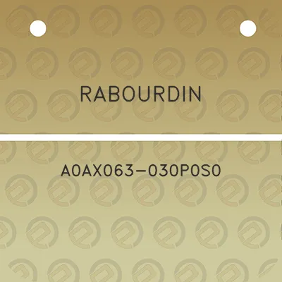 rabourdin-a0ax063-030p0s0