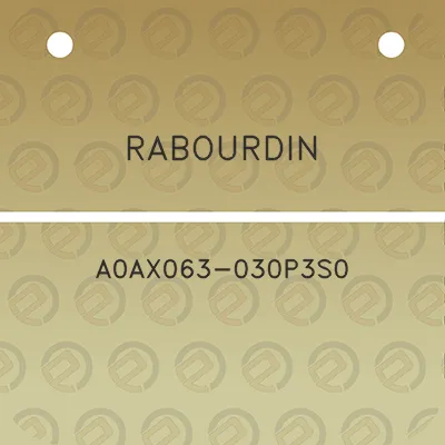 rabourdin-a0ax063-030p3s0