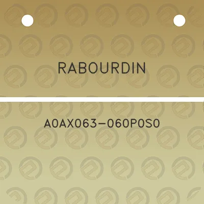 rabourdin-a0ax063-060p0s0