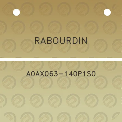 rabourdin-a0ax063-140p1s0