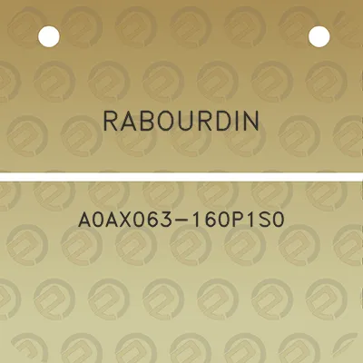 rabourdin-a0ax063-160p1s0