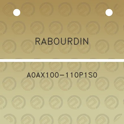 rabourdin-a0ax100-110p1s0