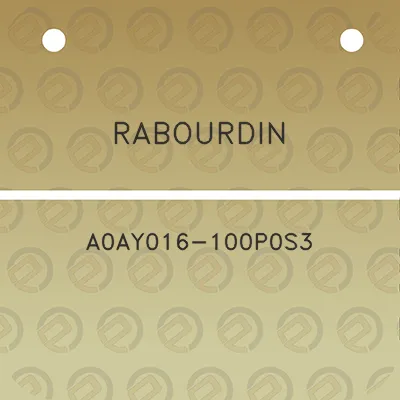 rabourdin-a0ay016-100p0s3