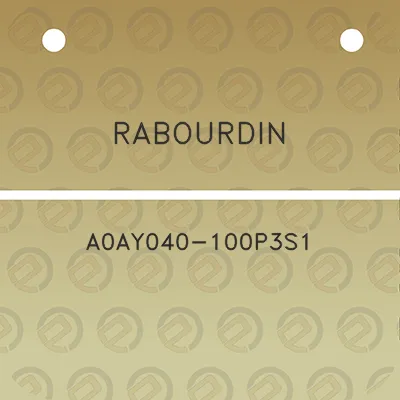 rabourdin-a0ay040-100p3s1